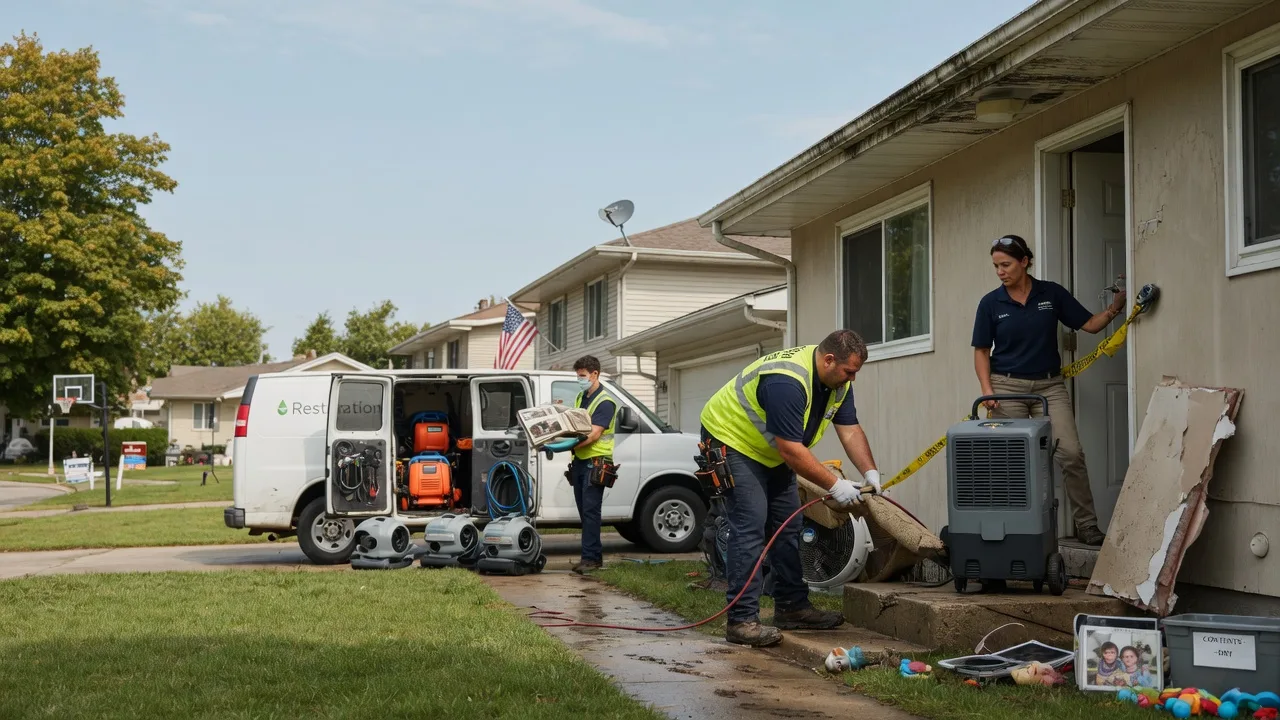 Water Damage Restoration in La Moille, IL near me